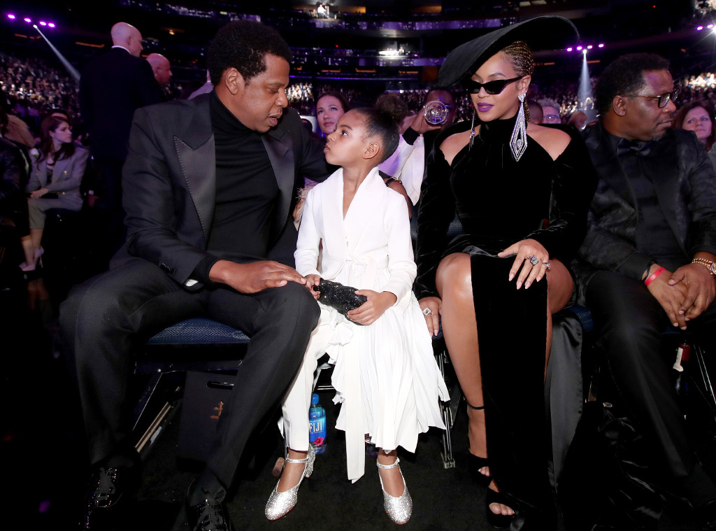 Jay-Z, Blue Ivy, Beyonce, Grammy Awards, Candids Jay-Z, Blue Ivy, Beyonce, Grammy Awards, Candids